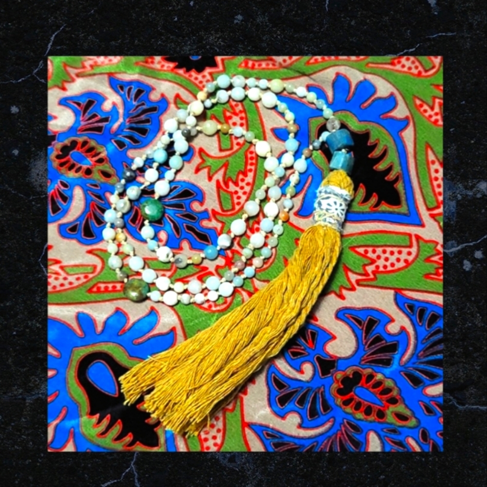108 bead gemstone mala